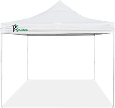 White 10 X 10&#39; Prosource Pop Up Tent Easy Pop Up Tent Instant Canopy. - £109.04 GBP
