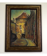 Original painting Pastels on Carton?, Urban Landscape, signed by Sergeev - €83,87 EUR