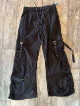 NWT Hot Topic Cargo Pants Skater size 7 Punk Goth Steampunk Skater Wide ... - $66.61 CAD