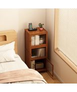 interoknack Retro Multi-Layer Bedside Cabinet  Tall Organizer, Corner D... - $264.97 CAD