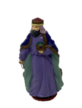 Mr. Christmas Purple KING WISEMAN Replacement Figurine for Nativity Bethlehem - £10.89 GBP