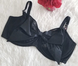 NWT Victoria’s Secret Wicked Unlined Sheer Mesh &amp; Satin Bow Balconette B... - £18.47 GBP