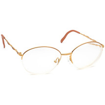 Christian Dior Vintage Eyeglasses CD 2894 42C Gold Half Rim Austria 53[]17 135 - £79.92 GBP