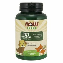NOW Pet Health, Pet Relaxant Supplement, Formulated for Cats &amp; Dogs, NAS... - $25.19