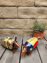 10&quot; - 13&quot; Armadillo Metal Yard Art Home Decor, CHOOSE Style - $29.90+