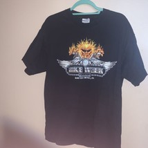 2002 Bike Week Daytona Beach, Fl Black Large T Shirt - £7.22 GBP