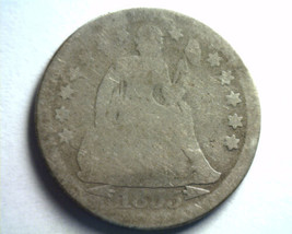 1855 ARROWS SEATED LIBERTY DIME GOOD G NICE ORIGINAL COIN BOBS COINS FAS... - $19.00