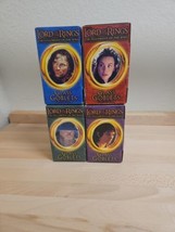 Complete Vintage Set Of 4 Lord Of The Rings Glass Light Up Goblets 2001 - £22.40 GBP