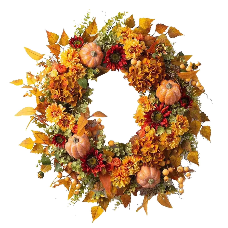 17.7" Fall Decor for Doors & Entryways Thanksgiving & Holiday Decoration Artific Item image 8