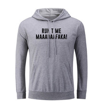 Run Time Maaadaafaka Funny Hoodies Unisex Sweatshirt Workout Slogan Hoody Tops - £20.69 GBP