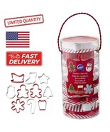 Fun and Festive Wilton Christmas Baking Cookie Cutter Set, 10-Piece Gift... - $28.71