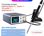 Intelligent Welding Station with Soldering Iron T115 T245 T210 Handle We... - $196.78