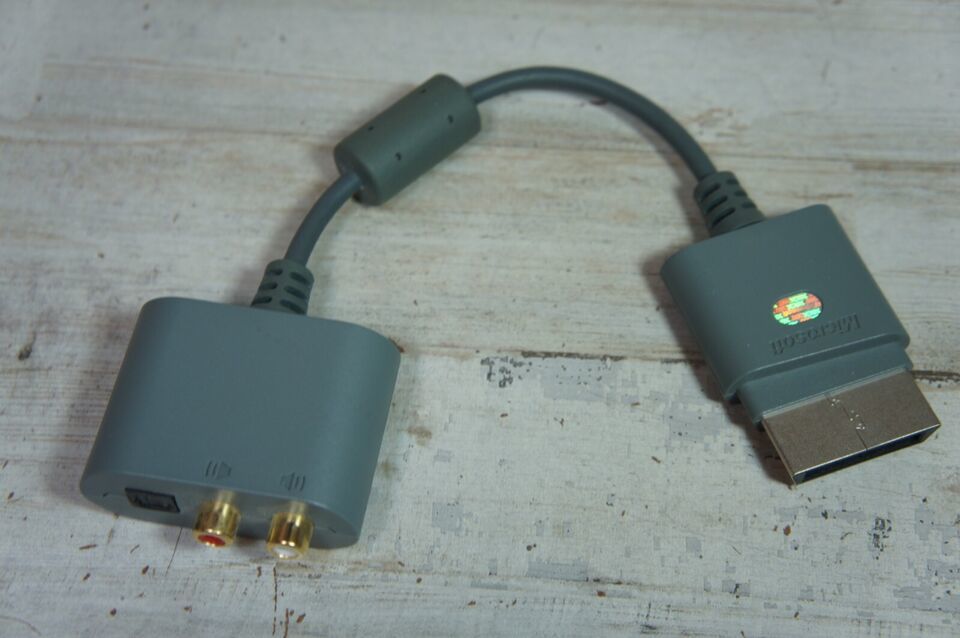 OEM Microsoft XBOX 360 Audio Adapter - RCA, Optical - Gray - $3.45