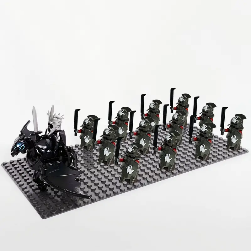 13pcs Dark Lord Sauron Witch-king of Angmar Orcs Strong Uruk-hai Dark Knight Arm - $9.40