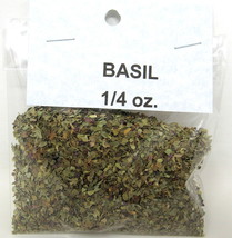 Basil 1/4 oz Small Cut Culinary Italian Herb Flavoring Soup Stews US Seller - $9.89