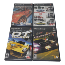 Lot of 4 PlayStation 2 PS2 Racing Games DT Racer, Corvette, Ford Racing 3 - £11.59 GBP