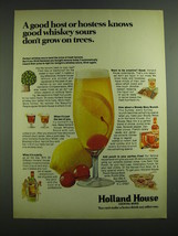 1971 Holland House Cocktail Mixes Ad - A good host or hostess knows - $18.49