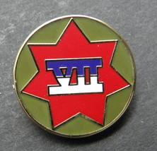 Jayhawks Corps Vii Us Army Military Lapel Pin Badge 1 Inch Wwii - £4.57 GBP