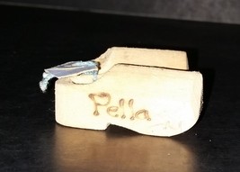 Vintage Miniature Wooden Shoes Souvenir Pella Iowa - $4.99