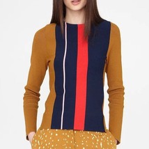 Apiece Apart Colorblock Striped Knit Long Sleeve Sweater Size Medium - £57.31 GBP