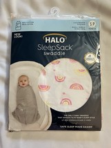 HALO 100% Cotton Sleepsack Swaddle, 3-Way Adjustable Wearable Blanket - £15.58 GBP