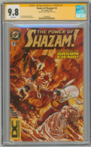 CGC SS 9.8 Power of Shazam #2 SIGNED Jerry Ordway Story Cover Art Captain Marvel - £118.39 GBP