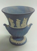 Vintage blue jasper Wedgewood trophy vase made in England - £34.21 GBP