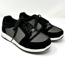 Drew Gemini Women&#39;s Suede &amp; Textile Sneaker Black Sz 7 X-Wide - €28,48 EUR