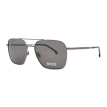 Hugo Boss BOSS 1414/S 0R80 M9 Matte Dark Ruthenium/Grey Polarized 57-18-145 S... - $94.36