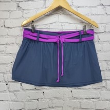 Free Country Athletic Skort Womens Sz 1214 Large Gray Purple  - £9.27 GBP