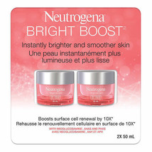 2 X Neutrogena Bright Boost Gel Cream,Face Moisturizer 50ml Each, Free Shipping - £41.00 GBP