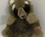 Charm Co 1982 Vintage Raccoon hand Puppet plush realistic - $25.72