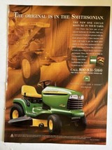 John Deere Lawn Garden Tractor Vintage 1998 Magazine Print Ad Advertisement - $6.92