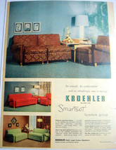 1953 Color Ad Kroehler Furniture Smartset Furniture Group - £7.04 GBP