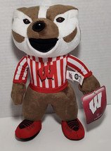 Bleacher Creatures University of Wisconsin Mascot Bucky Badger 10&quot; Plush Figure - £13.30 GBP