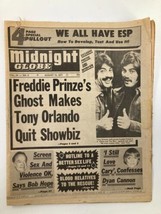 Midnight Globe Tabloid August 16 1977 Vol 24 #9 Tony Orlando &amp; Freddie Prinze - £11.18 GBP