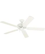 Westinghouse Lighting 7802400 Downrod Mount, 5 White Blades Ceiling fan,... - $188.91 CAD