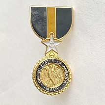 US Navy Marine Corps Distinguished Service Medal Hat Pin 1.2” Dual Pinback - £7.95 GBP