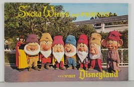 Disneyland Snow White and Friends c1976 to Jamaica NY Postcard Q3 - £5.44 GBP