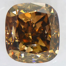 Cushion Diamond Natural Fancy Brown Color Loose 2.01 Carat SI2 IGI Certificate - £2,471.99 GBP