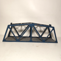O Scale Rock Island Metal Truss Bridge 16in Vintage Painted Structure - $49.99