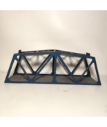 O Scale Rock Island Metal Truss Bridge 16in Vintage Painted Structure - $49.99
