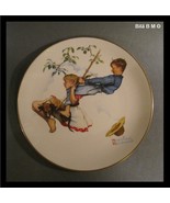 10 1/2 inches NORMAN ROCKWELL Collectors Plate by GORHAM 1972 - Summer -... - $33.00