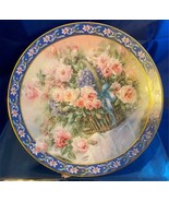 Roses - Lena Liu’s Basket Bouquets Limited Edition Collector Plate #10100D - $27.06 CAD
