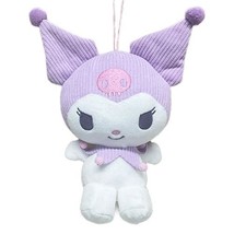 Rare Japan Sanrio Characters Kuromi Corduroy Plush Doll Toy 22cm Valenti... - €35,03 EUR