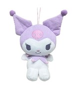 Rare Japan Sanrio Characters Kuromi Corduroy Plush Doll Toy 22cm Valenti... - €35,11 EUR