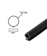 Gordon Glass® Automotive Black Bulb Type Gasket, 7/32&quot; Dia., 3/16&quot; Backing  - $52.90 CAD
