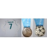 real madrid jersey 2017 2018 shirt cristiano ronaldo ucl final + medal w... - $169.91 CAD