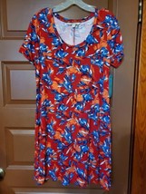 The Pioneer Woman Scoop Neck Dress with Short Sleeves, Women’s Medium  - $24.75