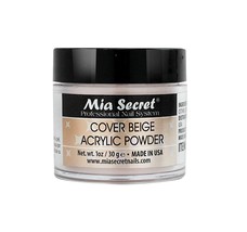 Mia Secret Acrylic Powder - 1oz - Professional Nail System - *COVER BEIGE* - £7.03 GBP